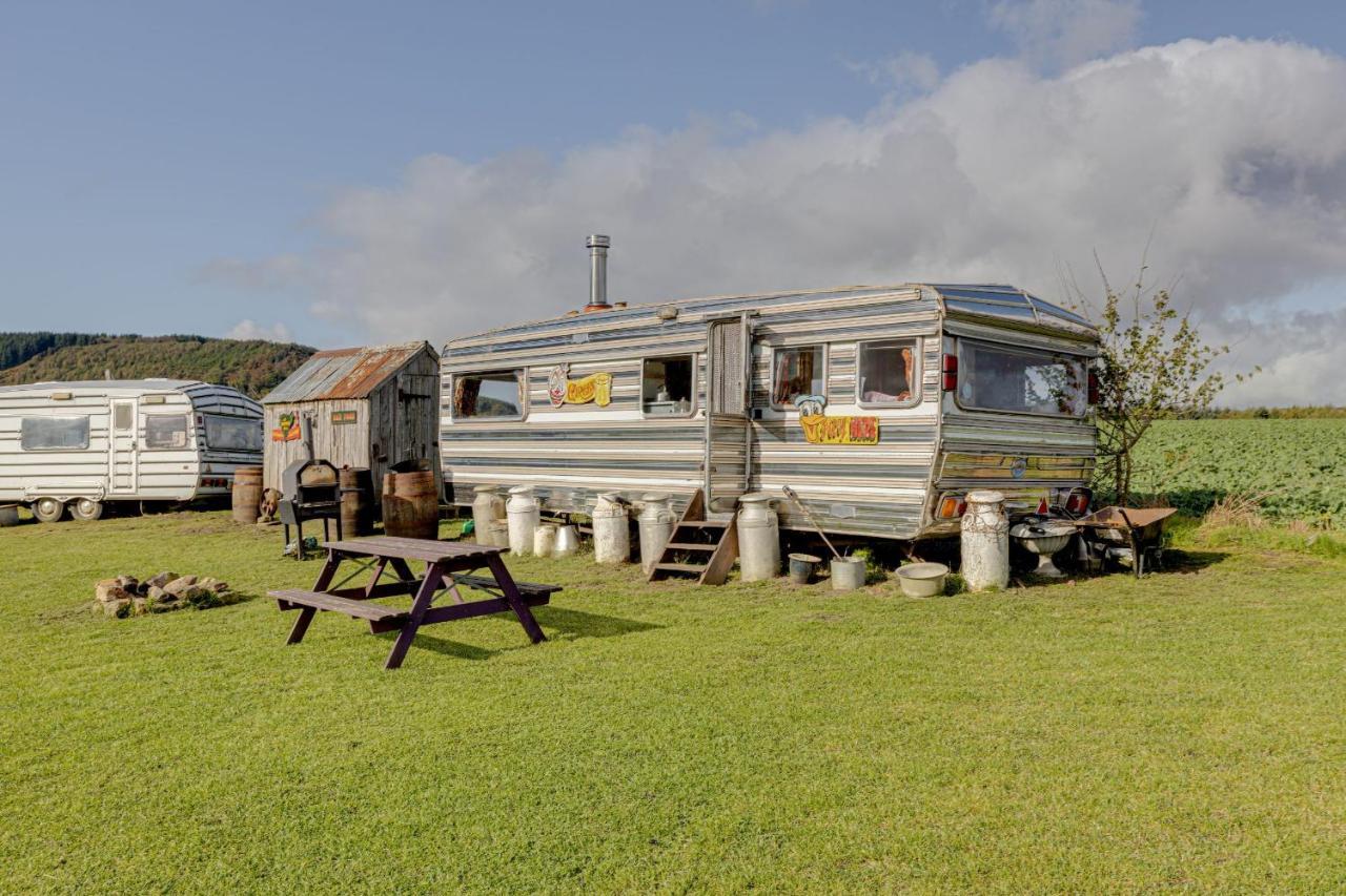 2 X Double Bed Glamping Wagon At Dalby Forest Scarborough Zewnętrze zdjęcie